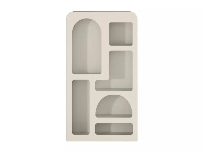 Стеллаж вертикальный Castellana серо-бежевого цвета - купить Стеллажи по цене 63900 Стеллаж вертикальный Castellana серо-бежевого цвета - купить Стеллажи по цене 63900