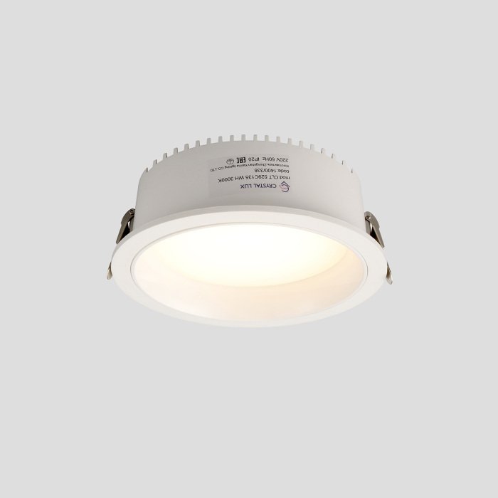 Светильник встраиваемый светодиодный IP44 Crystal Lux CLT 529C135 WH 3000K - купить Встраиваемые споты по цене 790 Светильник встраиваемый светодиодный IP44 Crystal Lux CLT 529C135 WH 3000K - купить Встраиваемые споты по цене 790