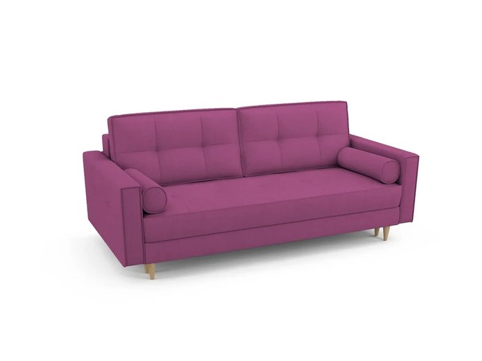 Диван раскладной Отто пурпурного цвета - лучшие Прямые диваны в INMYROOM