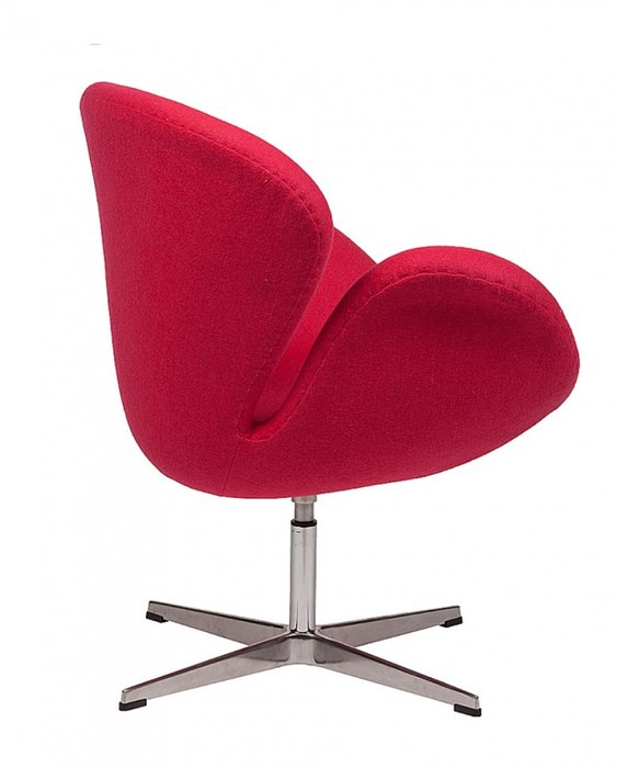 Кресло Swan красного цвета - купить Интерьерные кресла по цене 47000.0