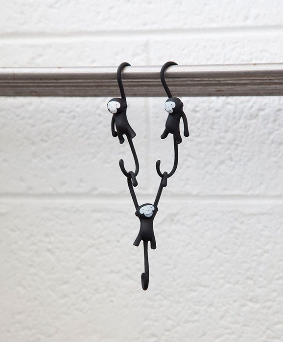 Кухонные крючки Monkey Business "just hanging" - лучшие Крючки в INMYROOM Кухонные крючки Monkey Business "just hanging" - лучшие Крючки в INMYROOM