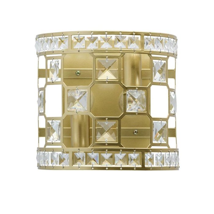 Настенный светильник Монарх с хрустальными элементами