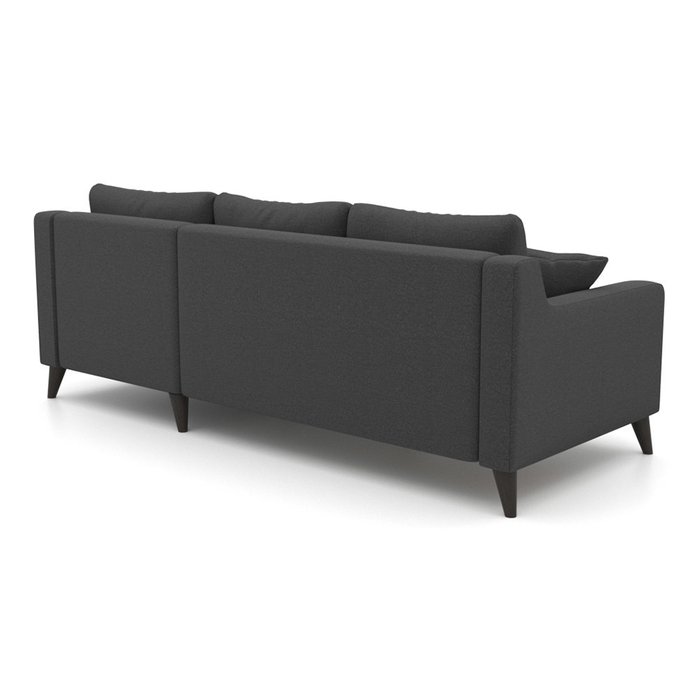  Угловой диван-кровать Mendini EKH темно-серого цвета - лучшие Угловые диваны в INMYROOM