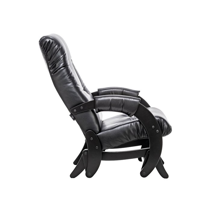 Кресло-глайдер Модель 68  с обивкой черного цвета - лучшие Интерьерные кресла в INMYROOM