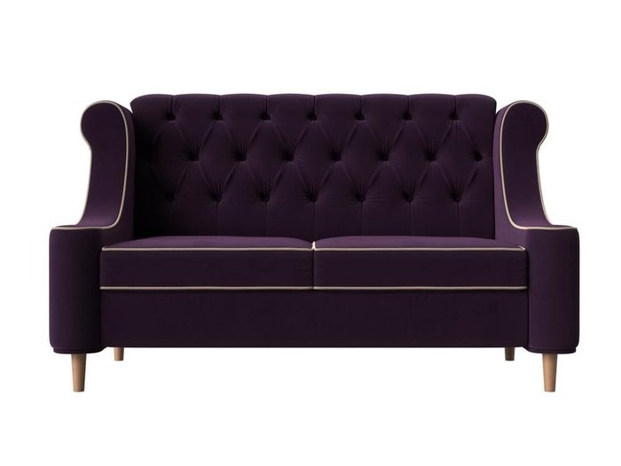 Диван Бронкс фиолетового цвета - купить Прямые диваны по цене 41999.0