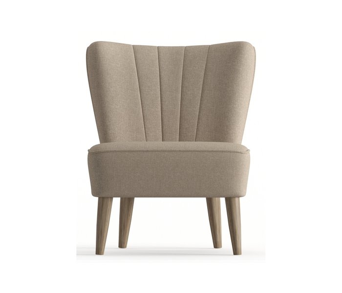 Кресло Пальмира бежевого цвета - купить Интерьерные кресла по цене 16490.0