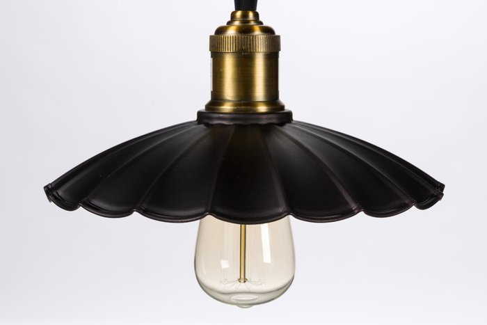 Подвесной светильник Flared темно-коричневого цвета - купить Подвесные светильники по цене 6900.0