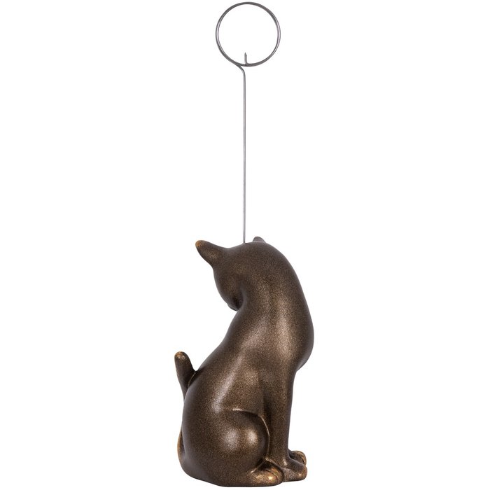 Статуэтка Кошка с держателем бронзового цвета - купить Фигуры и статуэтки по цене 2496.0