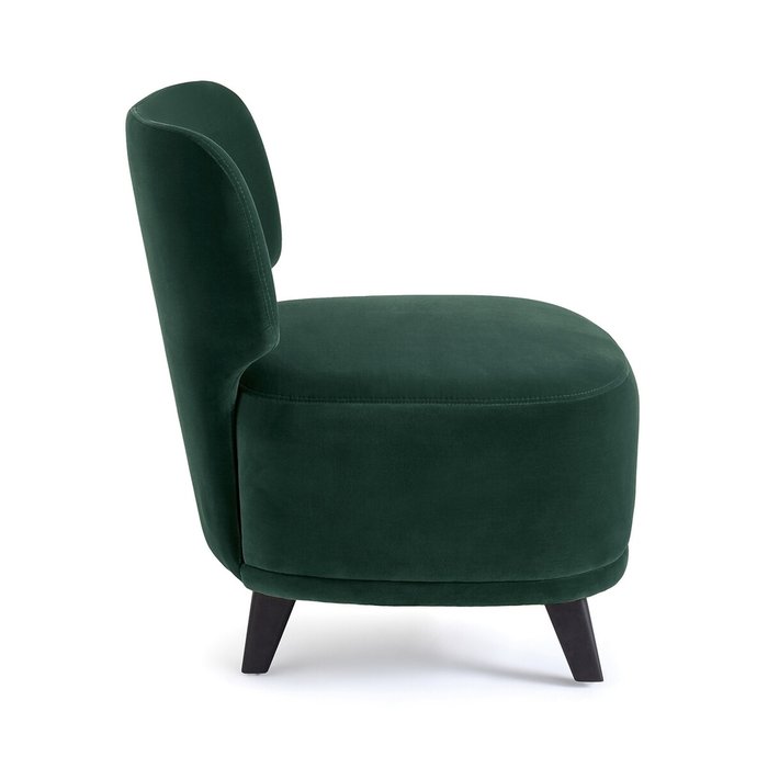 Кресло из велюра Odalie зеленого цвета - лучшие Интерьерные кресла в INMYROOM