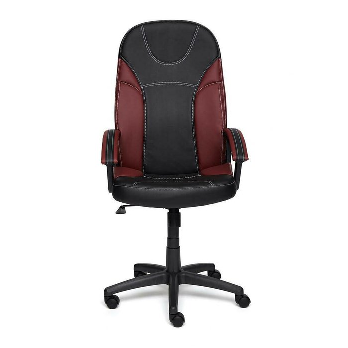 Кресло офисное Twister черно-бордового цвета
