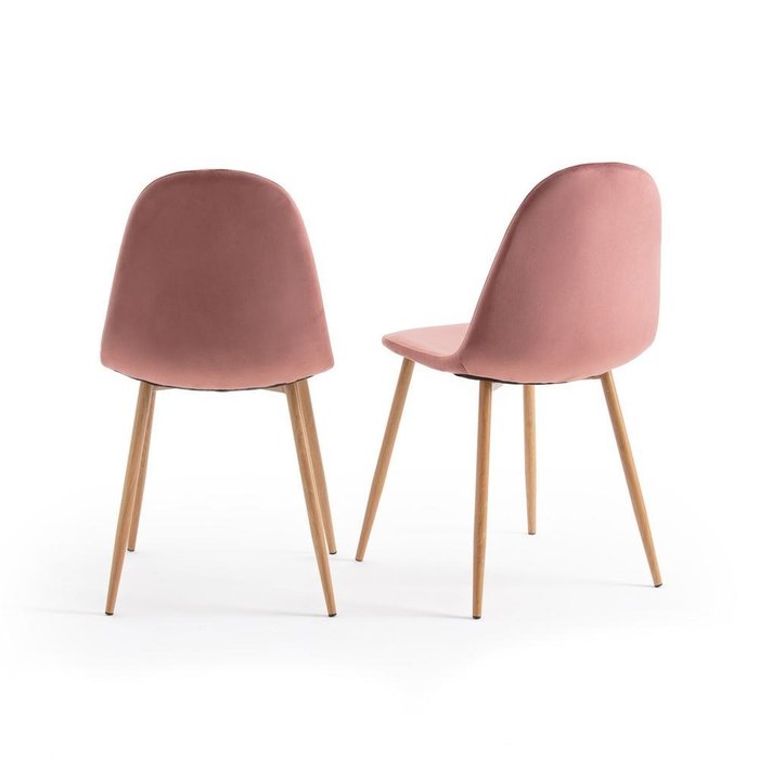 Комплект из двух стульев Lavergn розового цвета - купить Обеденные стулья по цене 9904.0