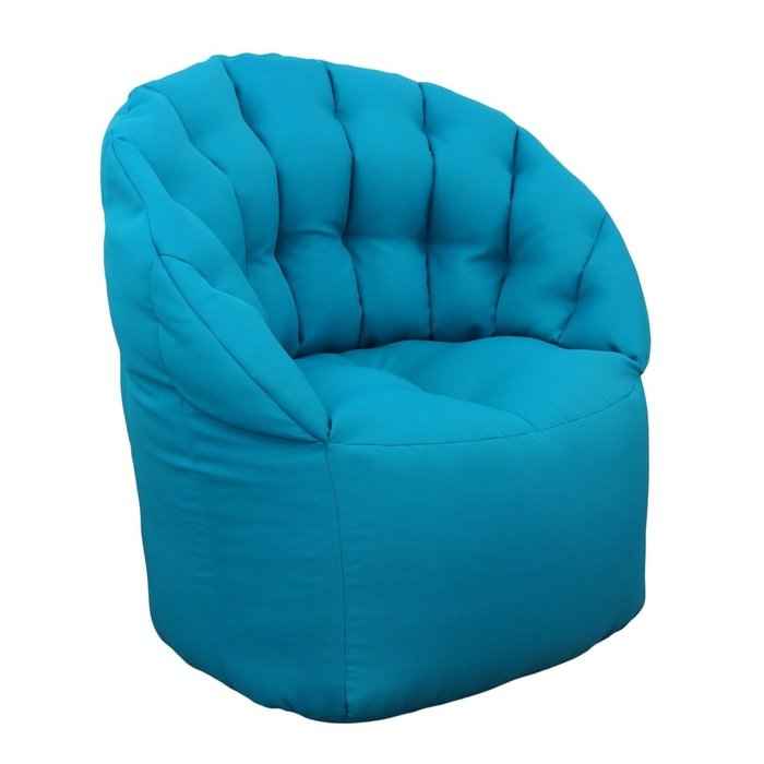 Кресло-пуф голубое - купить Бескаркасная мебель по цене 13600.0