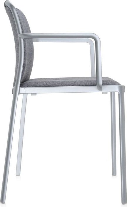 Стул Audrey Soft с подлокотниками серого цвета - купить Обеденные стулья по цене 92160.0