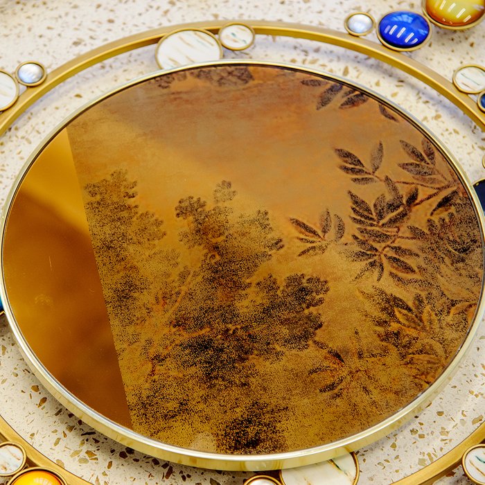 Зеркальное панно Сото коричневого цвета  - лучшие Декор стен в INMYROOM