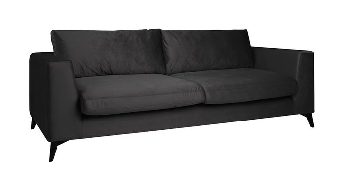 Диван Lennox Twin темно-серого цвета - купить Прямые диваны по цене 89900.0