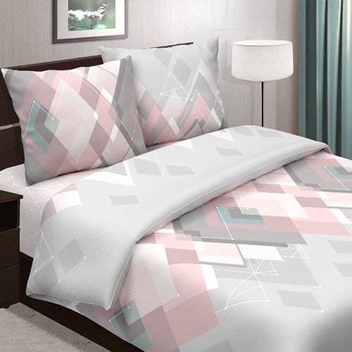 КПБ 'Insight' 2,0 спальный, поплин, 100% хлопок, пл. 118 гр./кв.м., 'Сияние' - купить Комплекты постельного белья по цене 3451