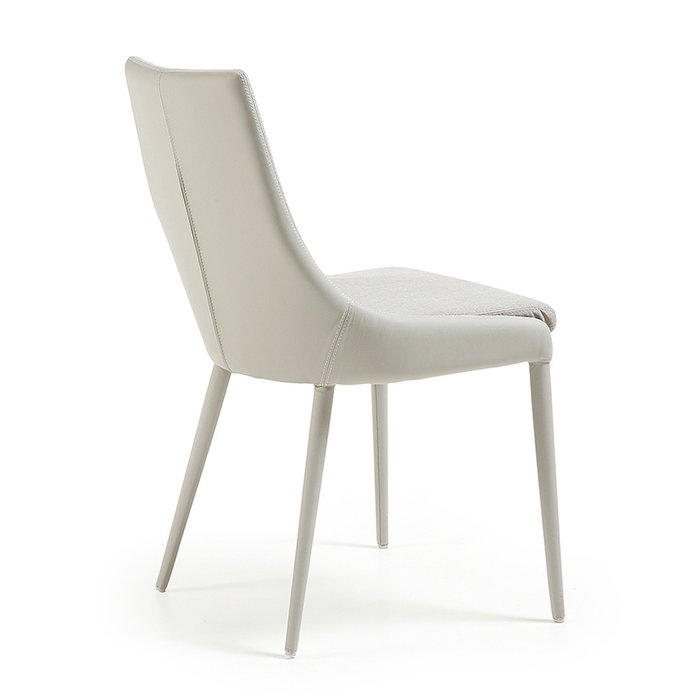 Стул Dant светло-серый Pu+ткань - лучшие Обеденные стулья в INMYROOM