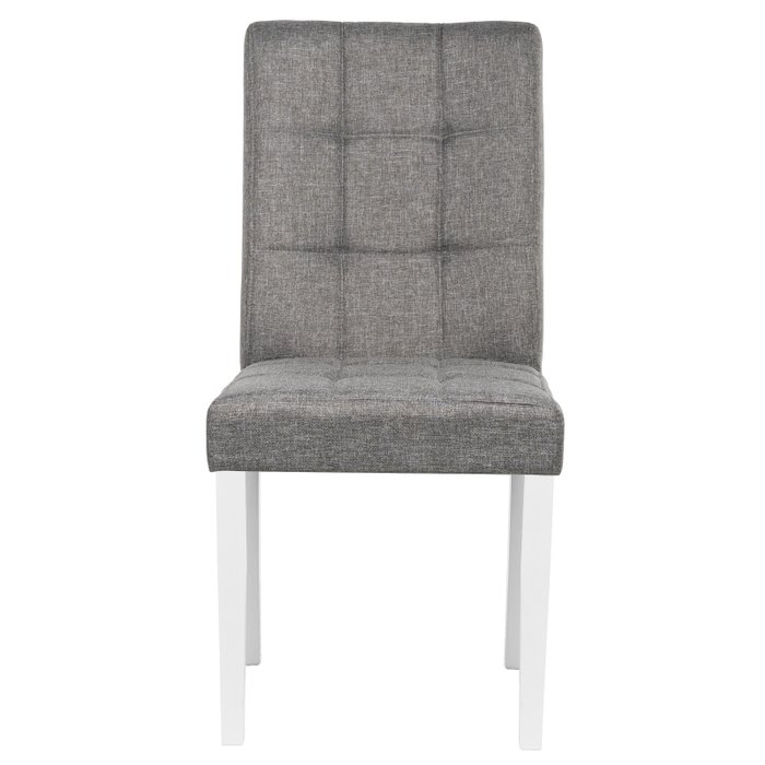 Стул Madina white fabric pebble серого цвета - купить Обеденные стулья по цене 6870.0