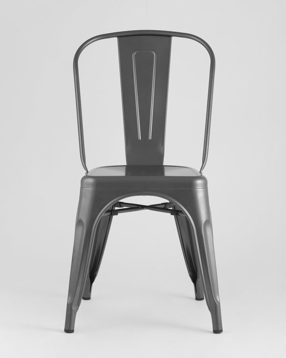 Стул Tolix серого цвета - лучшие Обеденные стулья в INMYROOM