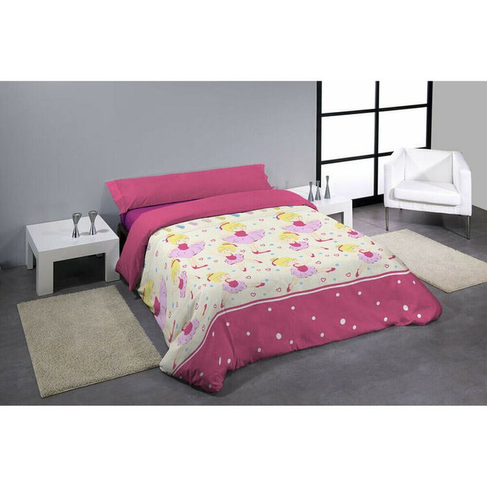 Комплект чехлов для одеяла Hosteline BAILA Pink 90 кровать 2 Предметы