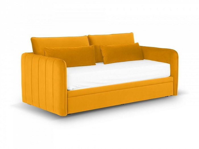 Диван Vicari желтого цвета - купить Прямые диваны по цене 85230.0