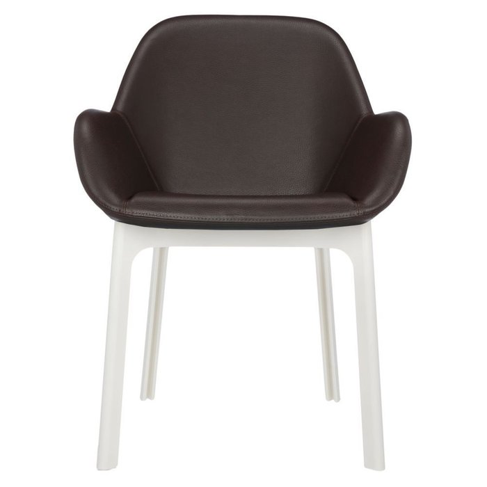Стул Clap бело-коричневого цвета - купить Обеденные стулья по цене 78377.0