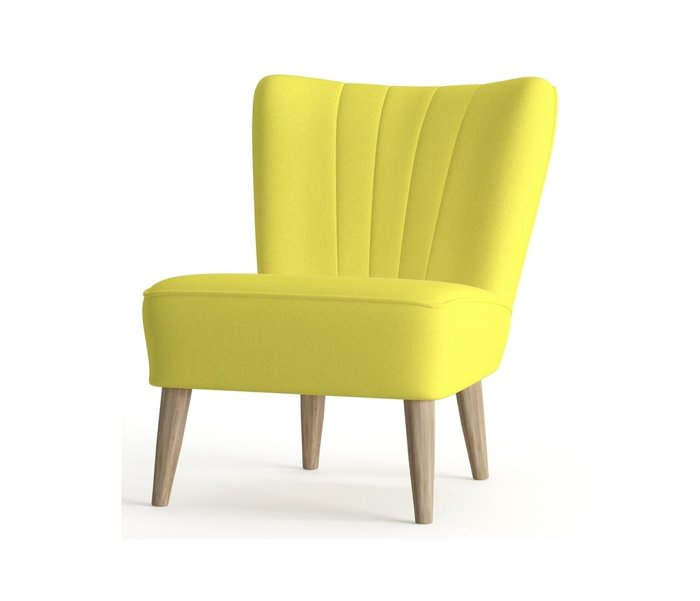 Кресло Пальмира желтого цвета