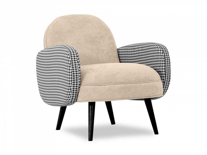 Кресло Bordo бежевого цвета - купить Интерьерные кресла по цене 27590.0