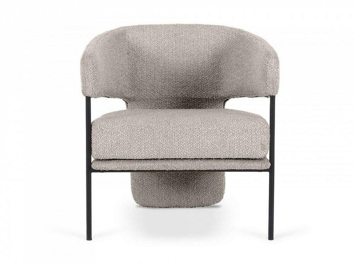 Кресло Loti серо-бежевого цвета  - купить Интерьерные кресла по цене 42930.0