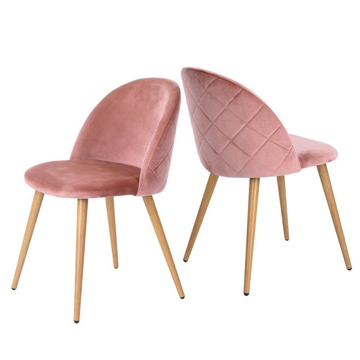 Стул Стивен розового цвета - лучшие Обеденные стулья в INMYROOM