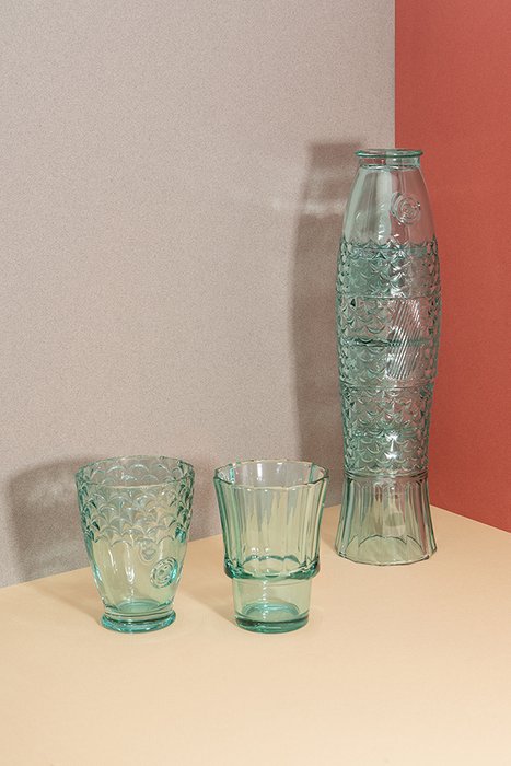 Набор из четырех стаканов Koifish мятного цвета - лучшие Бокалы и стаканы в INMYROOM
