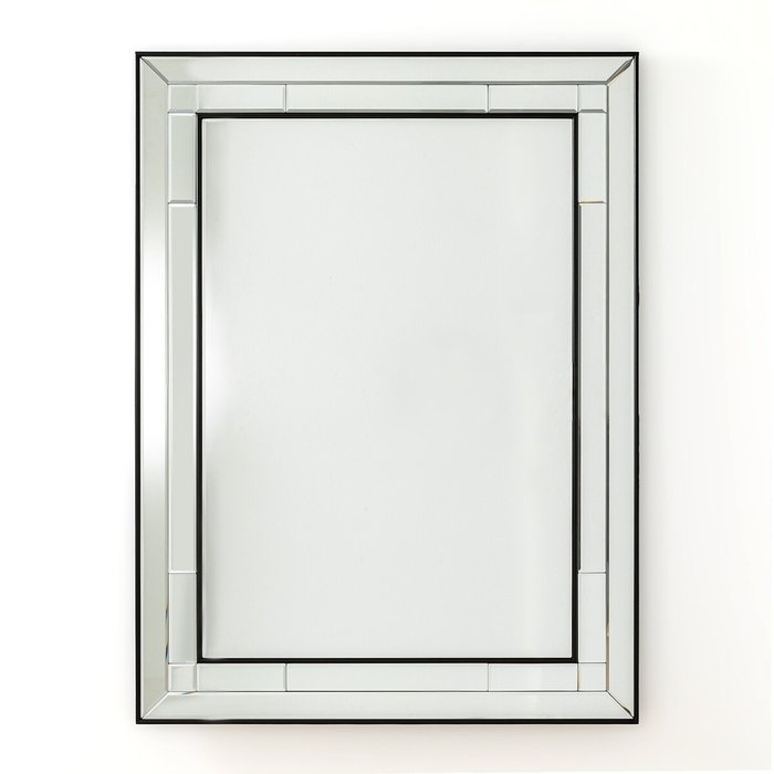 Настенное зеркало 90х120 Andella черного цвета - купить Настенные зеркала по цене 37674.0
