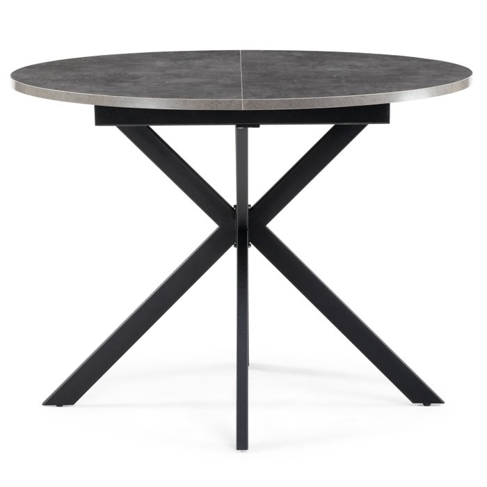 Раздвижной обеденный стол Сурео 2 темно-серого цвета - купить Обеденные столы по цене 18690.0