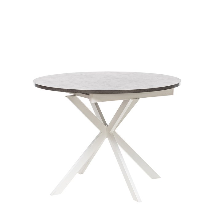 Раздвижной обеденный стол Капри с серой столешницей  - купить Обеденные столы по цене 20160.0
