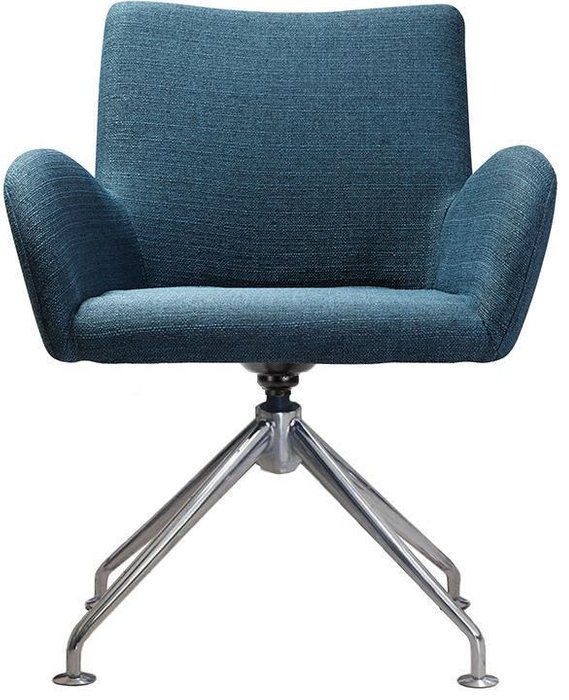 Стул Henrik Spider CR Сканди синего цвета - лучшие Офисные кресла в INMYROOM
