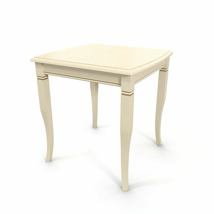 Раздвижной обеденный стол Бруно кремового цвета - купить Обеденные столы по цене 28950.0