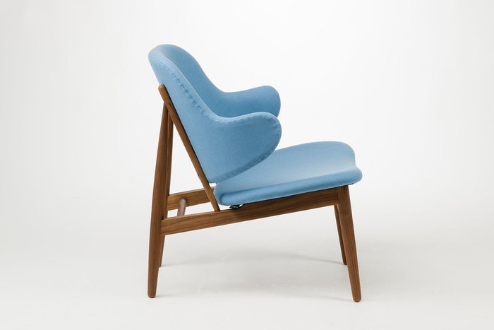Кресло Kofod голубого цвета - лучшие Интерьерные кресла в INMYROOM