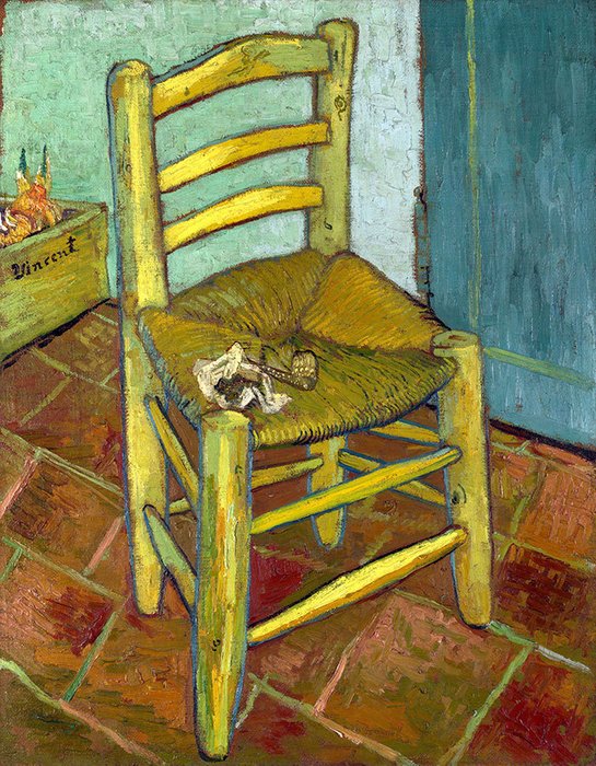 Репродукция картины на холсте Van Gogh's Chair 1888 г.