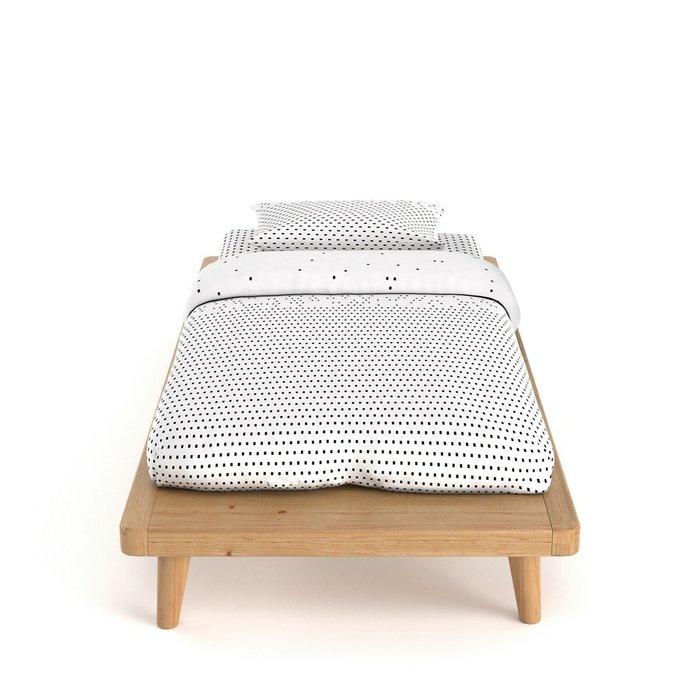 Кровать Jimi 90x190 бежевого цвета - купить Одноярусные кроватки по цене 29290.0
