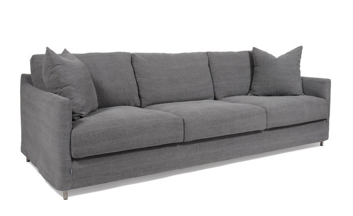 Прямой диван Carelia темно-серый - купить Прямые диваны по цене 116601.0