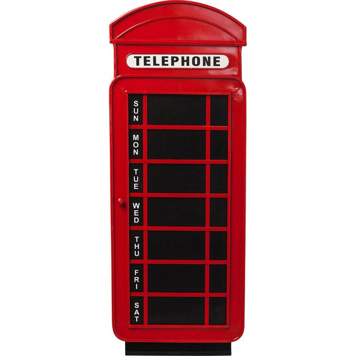 Доска магнитная London Telephone красного цвета