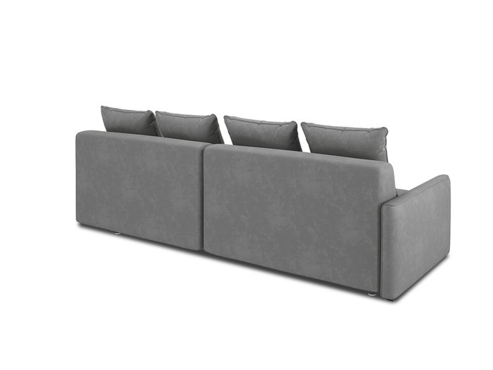 Угловой диван-кровать Bronks серого цвета - лучшие Угловые диваны в INMYROOM
