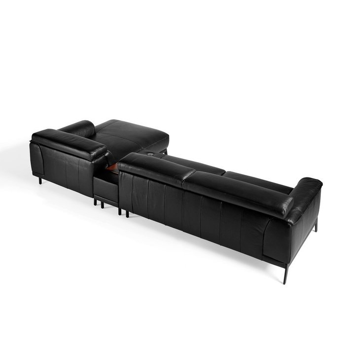 Угловой диван черного цвета - лучшие Угловые диваны в INMYROOM