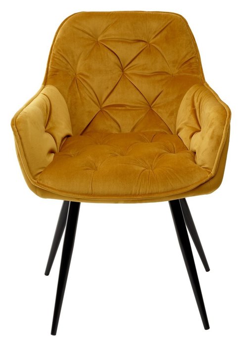 Стул Holla Bluvel желтого цвета - купить Обеденные стулья по цене 8000.0