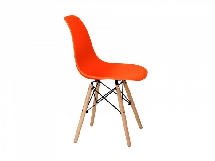 Стул Frank оранжевого цвета - лучшие Обеденные стулья в INMYROOM