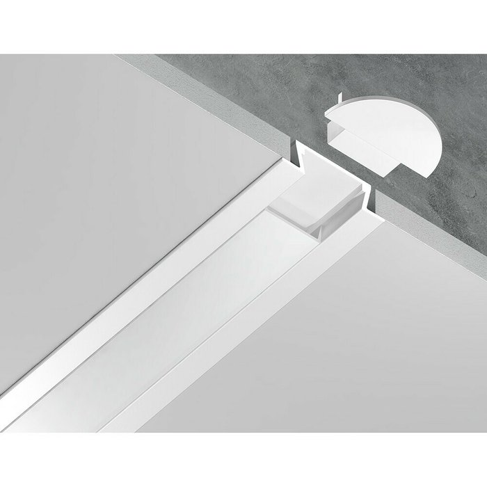 Профиль для светодиодной ленты Ambrella Alum Profile GP1001WH - лучшие Светодиодная лента в INMYROOM Профиль для светодиодной ленты Ambrella Alum Profile GP1001WH - лучшие Светодиодная лента в INMYROOM