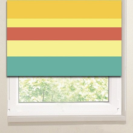 Рулонные шторы: Красочные полосы