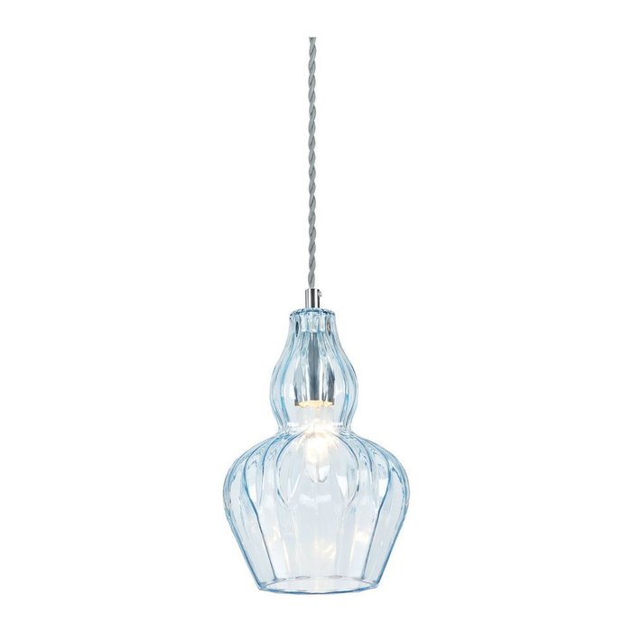 Подвесной светильник Eustoma с плафоном голубого цвета - купить Подвесные светильники по цене 6490.0