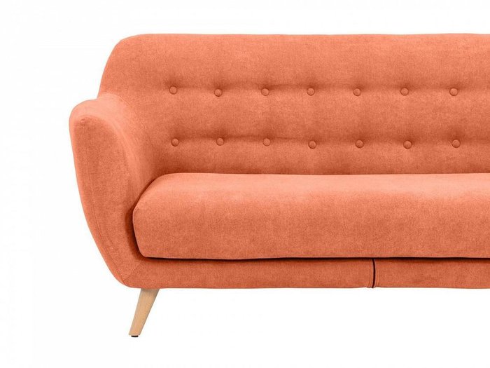 Диван двухместный Loa оранжевого цвета - лучшие Прямые диваны в INMYROOM