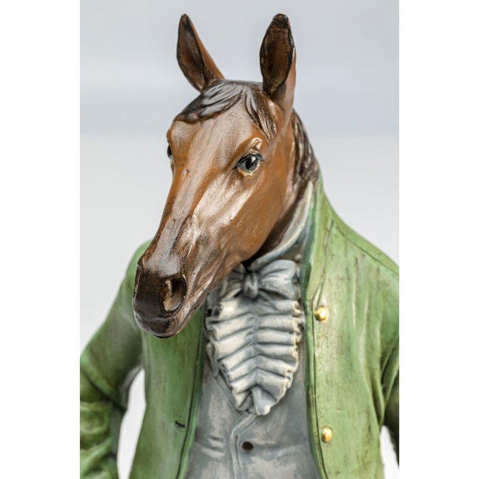 Статуэтка Horse зеленого цвета - лучшие Фигуры и статуэтки в INMYROOM